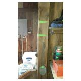 Group lot, includes meat hook, and strainer