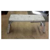 Portable folding bench step. Perfect for paint