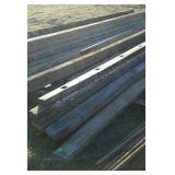 Another big group of old barn post beams, some