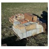 Pallet lot of cinder blocks about 20 all together