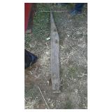 Old barn board with three wooden pegs, would make