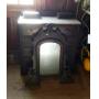 Marble top dresser with mirror, measures 38
