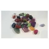 Gemstones, 500 carats of size #4 tumbled polish