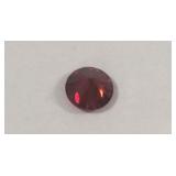 Gemstone, round garnet