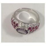 1.8 carat color changing alexandrite ruby oval