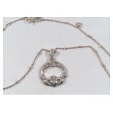Claddagh sterling necklace