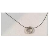 Sterling chain with pendant