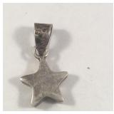 925 sterling star pendant