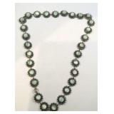 925 sterling necklace with stones