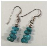 Sterling turquoise earrings