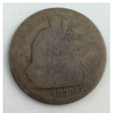 1876 seated half coin