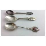 Spoons, two sterling