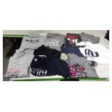 Various college football t-shirts, does include a