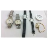 Group of wrist watches one band is broke on one