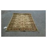 Wool area rug 89 by 62