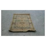 Small wool area rug, does need to be cleaned