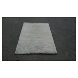 White shag carpet, seller code K 66 by 42