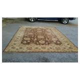 Large wool oriental room rug, does need to be