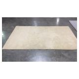 5x8 wool pile rug, ivory colored. Needs cleaned.