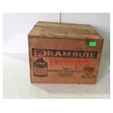 Drambuie liqueur shipping crate 14 by 13 by 11
