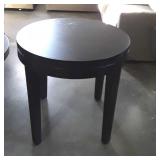Black end stand, 30 inches inches in diameter and