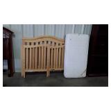 Baby crib, missing hardware - Model home piece