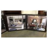 Group of 26 Framed prints with model home decor