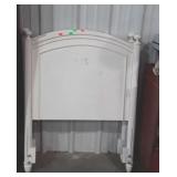 Two twin size head boards - Model home decor