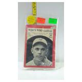 1934 Baseball book "Who