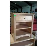 Young American single drawer nightstand.