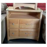 Young American two drawer TV stand. Complement to