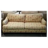 Rowe, floral patterned sofa. Some fading. 78"