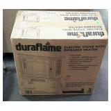 Duraflame electric stove with infrared heater.