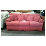 William Alan three cushion sofa. Includes four