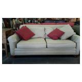 Thomasville two cushion sofa. Includes four