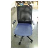 Office desk chair. Mesh back, memory foam seat.
