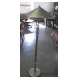 Metal floor lamp, 59 inches tall matches lot 1374