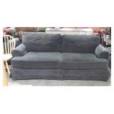 Broyhill blue sofa, does match lot 1370 82 inches