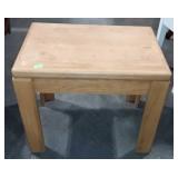 Wooden end stand 24 by 17 by 19