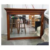 Wall mirror, framed - 47 x 37