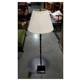 Metal floor lamp with shade - 58" tall