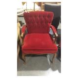 Red French Prov chair