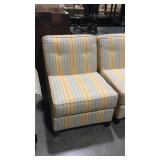 Joe Ruggiero stripped side chair matches previous