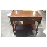 1964 Henkel Harris server drop leaf Mahogany