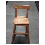 Wooden high chair