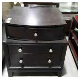 Sitcom three drawer night stand, matches lot 1494