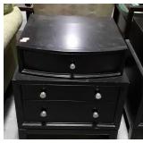 Sitcom end stand, matches lot 1493, 20 by 19 by