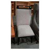 Single upholstered side chair. From the model