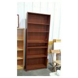 Tall adjustable bookcase. 32"×11"×80".