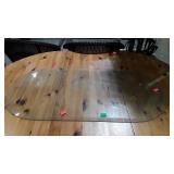 Oval piece of glass 41 by 20